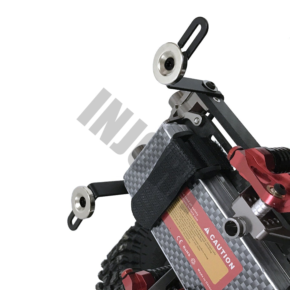 INJORA 4PCS Shell Body Mount Metal L-Bracket with Magnet for SCX10 II 8 INJORA 4PCS Shell Body Mount Metal L-Bracket with Magnet for SCX10 II