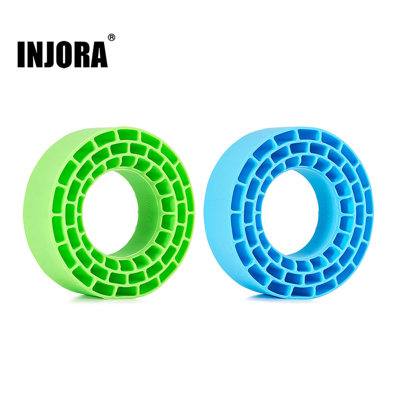 INJORA 4pcs Silicone Rubber Inserts for 95-97mm 1.55" Tires