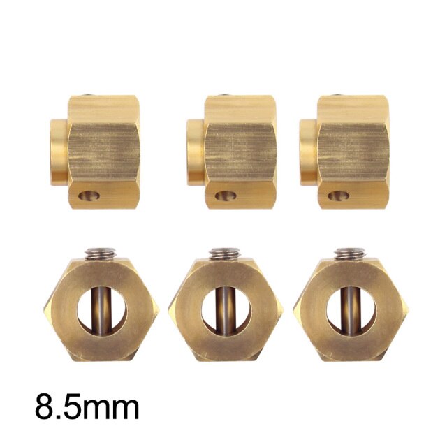INJORA 4PCS/6PCS 12mm Heavy Brass Wheel Hex Hub Extenders for Traxxas TRX4 TRX6 6 INJORA 4PCS/6PCS 12mm Heavy Brass Wheel Hex Hub Extenders for Traxxas TRX4 TRX6