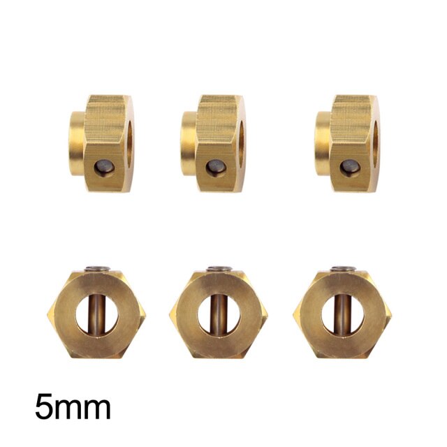 INJORA 4PCS/6PCS 12mm Heavy Brass Wheel Hex Hub Extenders for Traxxas TRX4 TRX6 9 INJORA 4PCS/6PCS 12mm Heavy Brass Wheel Hex Hub Extenders for Traxxas TRX4 TRX6