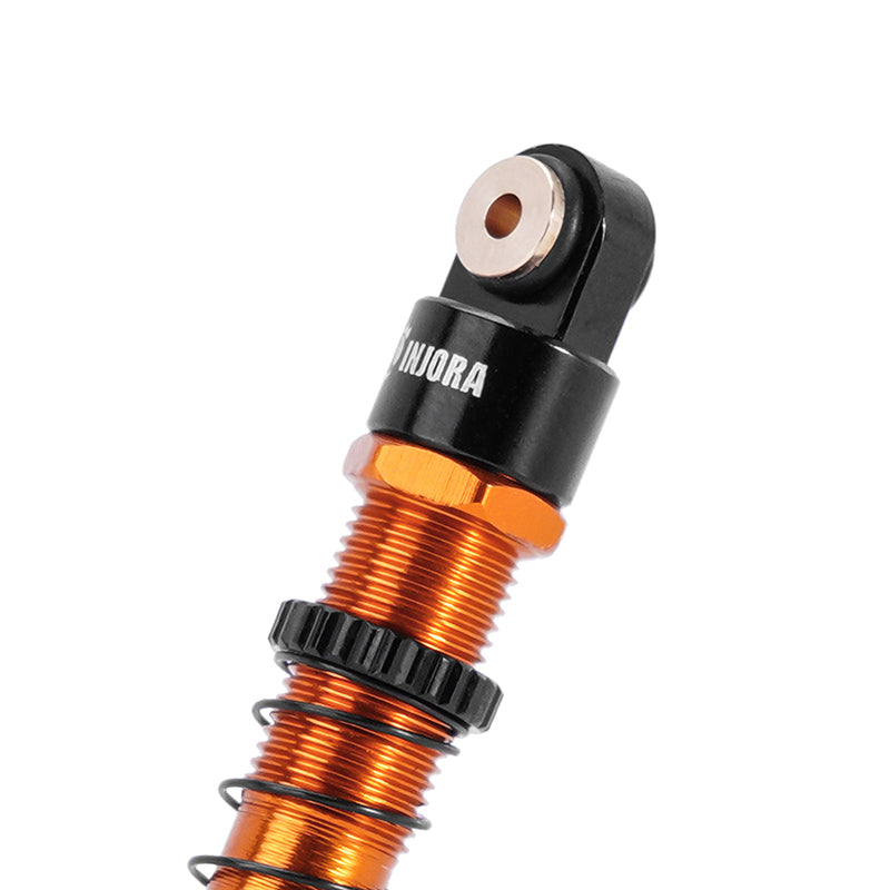 INJORA 51mm Aluminum Long Travel Threaded Double Barrel Shocks for Axial AX24 12 INJORA 51mm Aluminum Long Travel Threaded Double Barrel Shocks for Axial AX24