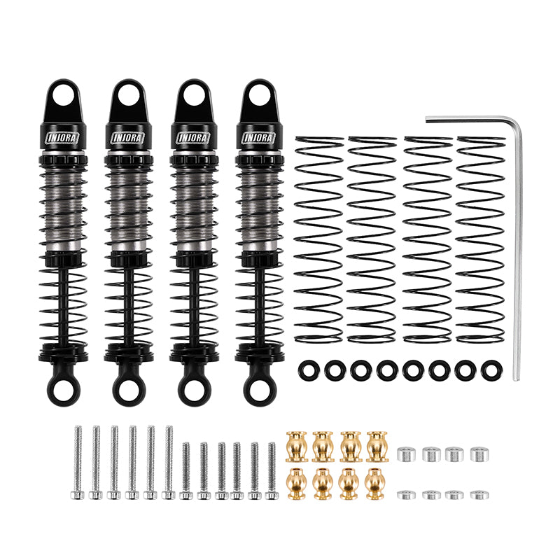 INJORA 52mm Big Bore Oil Shocks for 1/24 Axial AX24 3 INJORA 52mm Big Bore Oil Shocks for 1/24 Axial AX24