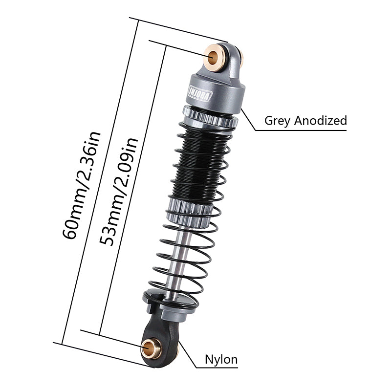 INJORA 53mm Aluminum Threaded Oil Shocks for 1/18 TRX4M (4M-24) 13 INJORA 53mm Aluminum Threaded Oil Shocks for 1/18 TRX4M (4M-24)