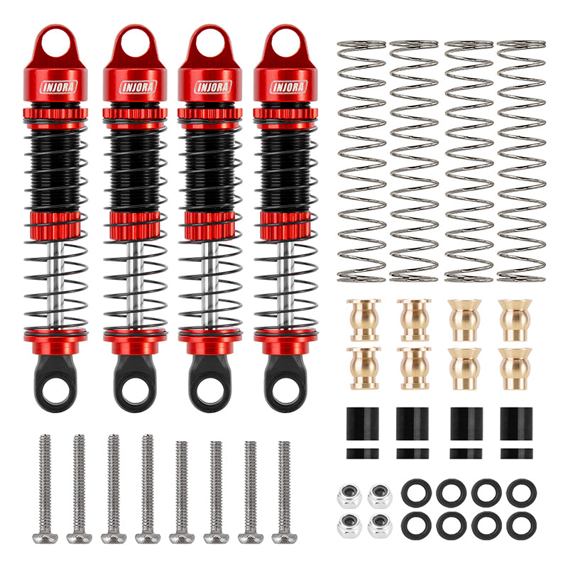 INJORA 53mm Threaded Oil Shocks for 1/18 Redcat Ascent-18 HPI Venture18 13 INJORA 53mm Threaded Oil Shocks for 1/18 Redcat Ascent-18 HPI Venture18