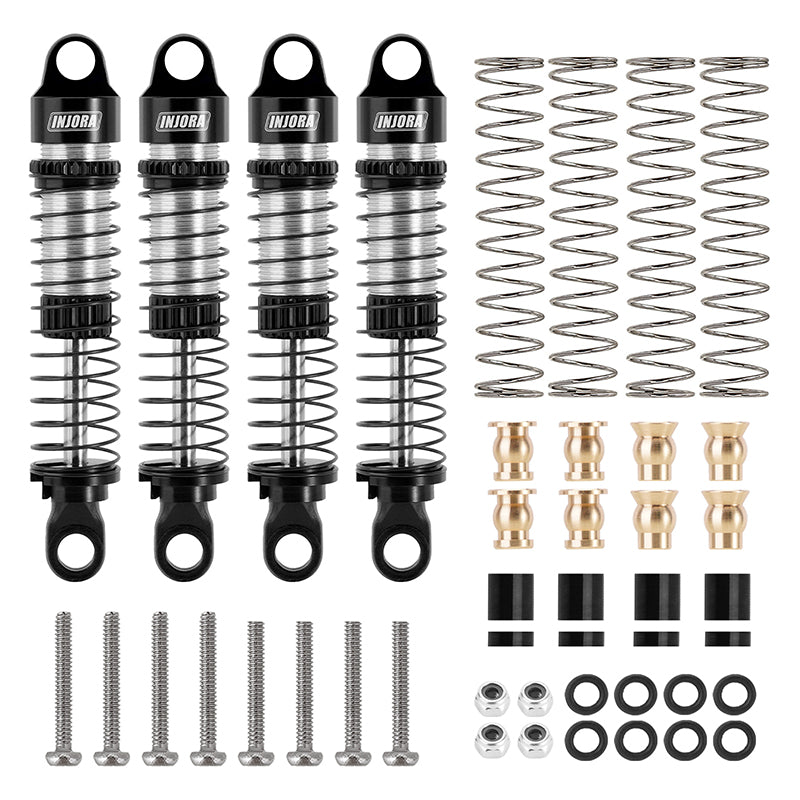 INJORA 53mm Threaded Oil Shocks for 1/18 Redcat Ascent-18 HPI Venture18 3 INJORA 53mm Threaded Oil Shocks for 1/18 Redcat Ascent-18 HPI Venture18