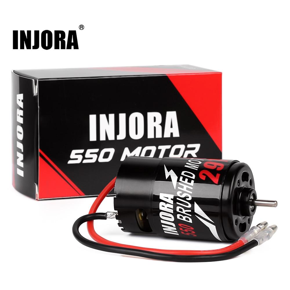 INJORA 550 3-SLOT Waterproof Brushed Motor 12T 21T 29T 35T 55Tfor 1/10 RC Crawler