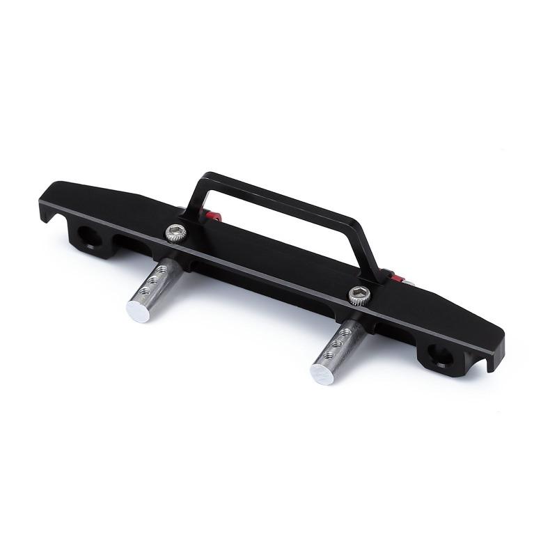 INJORA 58*15mm Aluminum Front Bumper with 2 D-rings for Axial SCX24 6 INJORA 58*15mm Aluminum Front Bumper with 2 D-rings for Axial SCX24