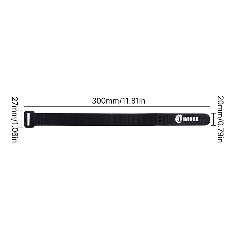 INJORA 5PCS 20*2cm 30*2cm Non-Slip Battery Straps for 1/10 RC Cars 12 INJORA 5PCS 20*2cm 30*2cm Non-Slip Battery Straps for 1/10 RC Cars