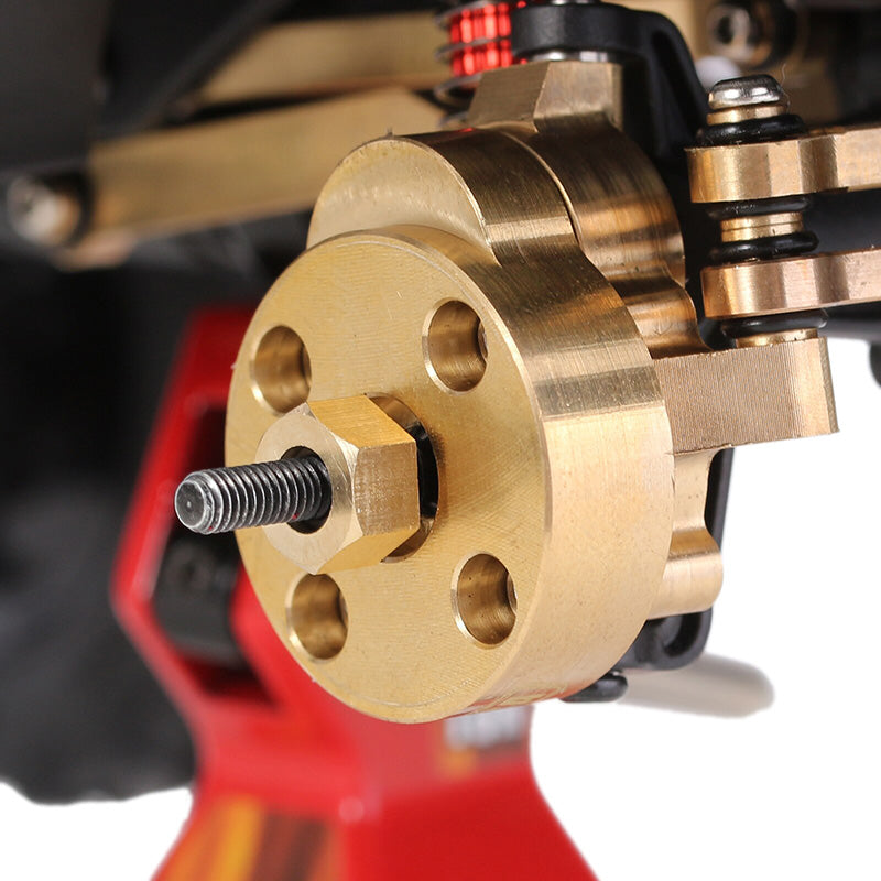 INJORA 7mm Brass Wheel Hex Hub Extenders for FMS FCX24 FCX18 (FCX24-07) 5 INJORA 7mm Brass Wheel Hex Hub Extenders for FMS FCX24 FCX18 (FCX24-07)
