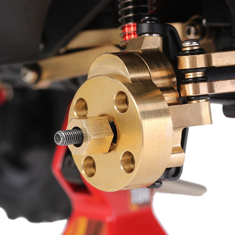 INJORA 7mm Brass Wheel Hex Hub Extenders for FMS FCX24 FCX18 (FCX24-07) 9 INJORA 7mm Brass Wheel Hex Hub Extenders for FMS FCX24 FCX18 (FCX24-07)