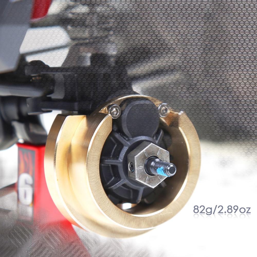 INJORA 82g/pcs Brass Counterweight Balance Weights #8251 for TRX-4 TRX-6 7 INJORA 82g/pcs Brass Counterweight Balance Weights #8251 for TRX-4 TRX-6