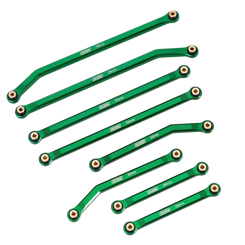INJORA 8PCS Aluminum High Clearance 4 Links Kit for Axial SCX24 Gladiator Power Wagon 18 INJORA 8PCS Aluminum High Clearance 4 Links Kit for Axial SCX24 Gladiator Power Wagon