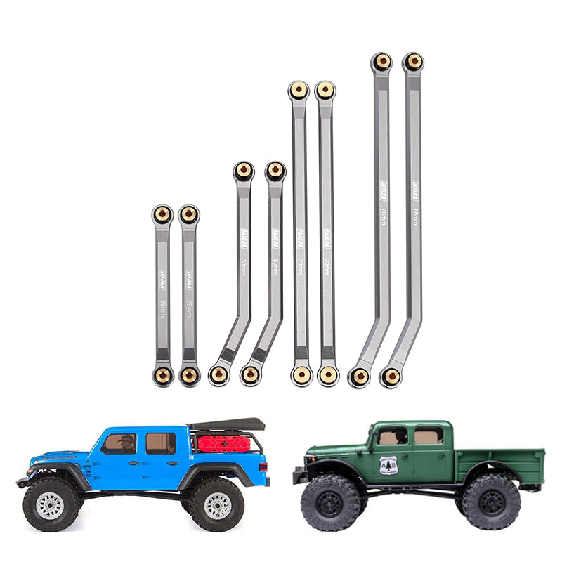 INJORA 8PCS Aluminum High Clearance 4 Links Kit for Axial SCX24 Gladiator Power Wagon 7 INJORA 8PCS Aluminum High Clearance 4 Links Kit for Axial SCX24 Gladiator Power Wagon