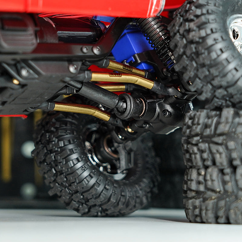 INJORA 8PCS Brass High Clearance Links Set for 1/18 TRX4M High Trail K10 F150 (4M-77) 12 INJORA 8PCS Brass High Clearance Links Set for 1/18 TRX4M High Trail K10 F150 (4M-77)