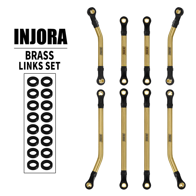 INJORA 8PCS Brass High Clearance Links Set for 1/18 TRX4M High Trail K10 F150 (4M-77) 3 INJORA 8PCS Brass High Clearance Links Set for 1/18 TRX4M High Trail K10 F150 (4M-77)
