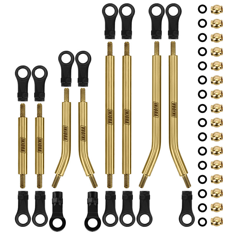 INJORA 8PCS Brass High Clearance Links Set for 1/18 TRX4M High Trail K10 F150 (4M-77) 9 INJORA 8PCS Brass High Clearance Links Set for 1/18 TRX4M High Trail K10 F150 (4M-77)