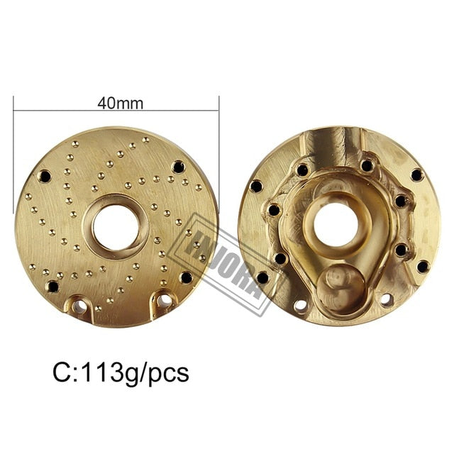 INJORA 95g 104g 113g Counter Weight Brass Outer Portal Drive Housing #8251 for TRX-4 TRX-6 17 INJORA 95g 104g 113g Counter Weight Brass Outer Portal Drive Housing #8251 for TRX-4 TRX-6