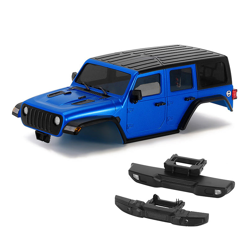 INJORA ABS Hard Top Body with Bumpers for 155mm 1/18 TRX4M Bronco Defender