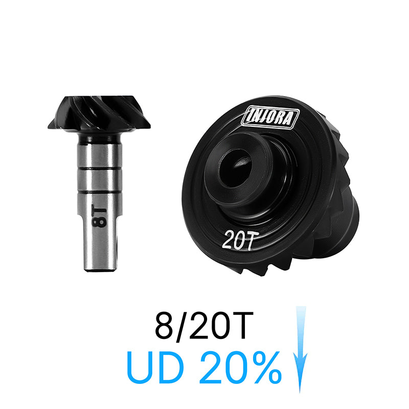 INJORA Alloy Steel Helical Diff Gears for 1/18 Redcat Ascent-18 19 INJORA Alloy Steel Helical Diff Gears for 1/18 Redcat Ascent-18