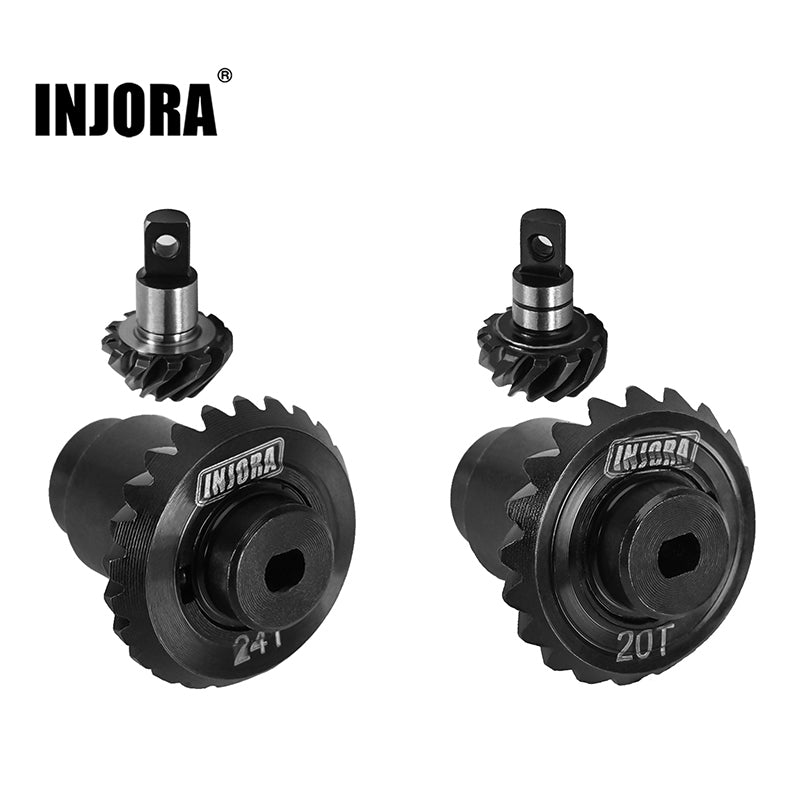 INJORA Alloy Steel Helical Gears Overdrive Gears for FMS FCX24 FCX18