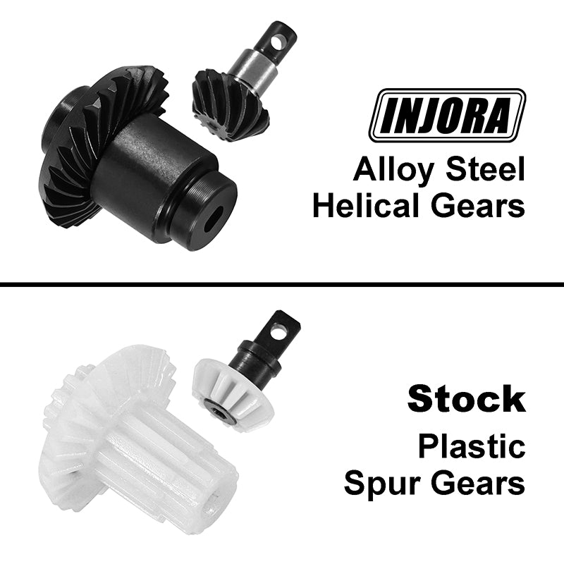INJORA Alloy Steel Helical Gears Overdrive Gears for FMS FCX24 FCX18 11 INJORA Alloy Steel Helical Gears Overdrive Gears for FMS FCX24 FCX18