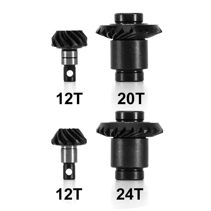 INJORA Alloy Steel Helical Gears Overdrive Gears for FMS FCX24 FCX18 15 INJORA Alloy Steel Helical Gears Overdrive Gears for FMS FCX24 FCX18