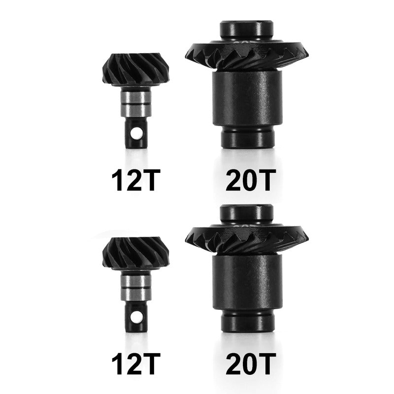 INJORA Alloy Steel Helical Gears Overdrive Gears for FMS FCX24 FCX18 17 INJORA Alloy Steel Helical Gears Overdrive Gears for FMS FCX24 FCX18