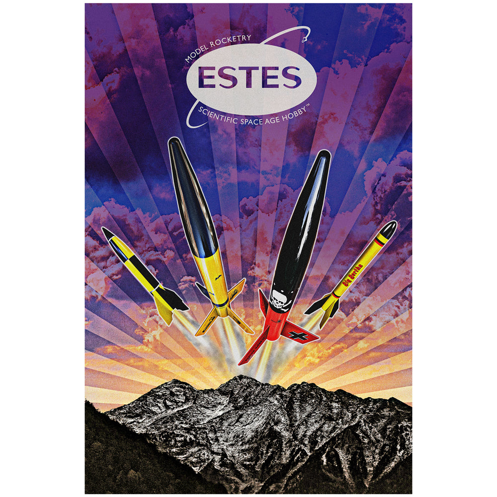 Estes Vintage Poster