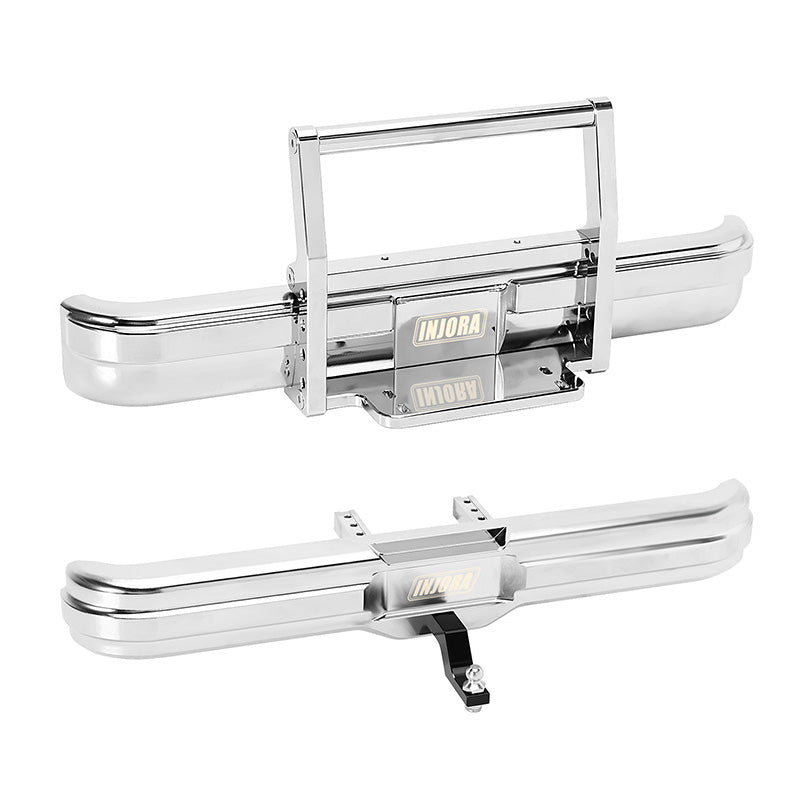 INJORA Aluminum Front Rear Bumper for 1/10 FMS FCX10 K5 3 INJORA Aluminum Front Rear Bumper for 1/10 FMS FCX10 K5