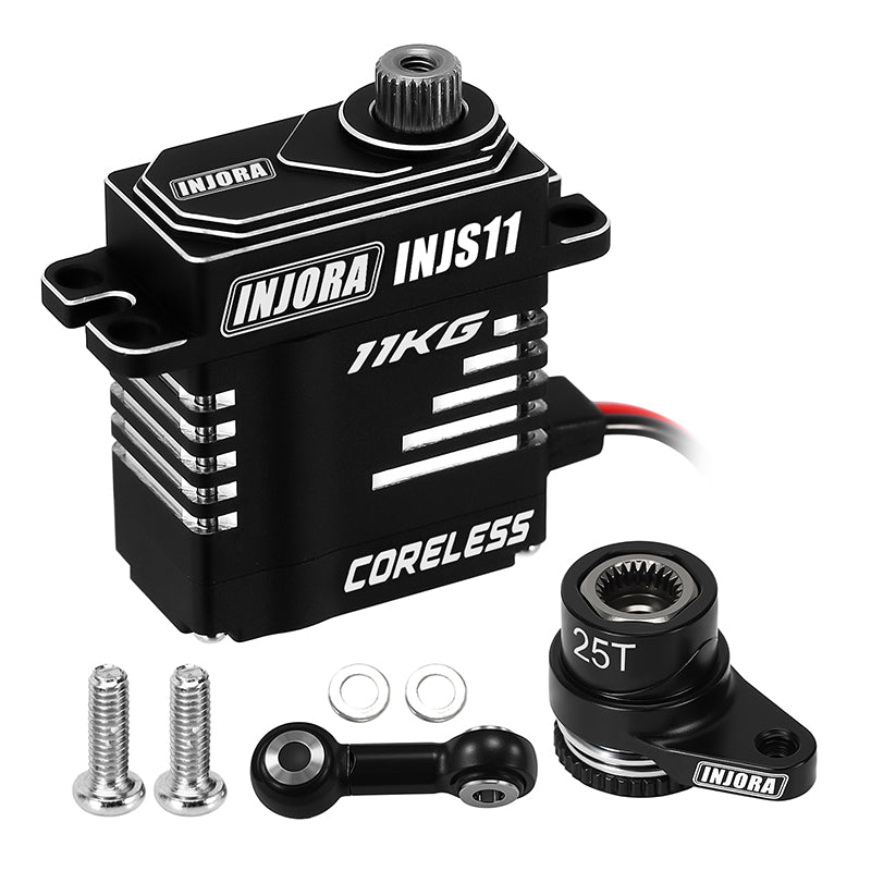 INJORA Aluminum Servo Saver Set for for ARRMA MOJAVE GRANITE GROM TYPHON GROM (25T) 8 INJORA Aluminum Servo Saver Set for for ARRMA MOJAVE GRANITE GROM TYPHON GROM (25T)