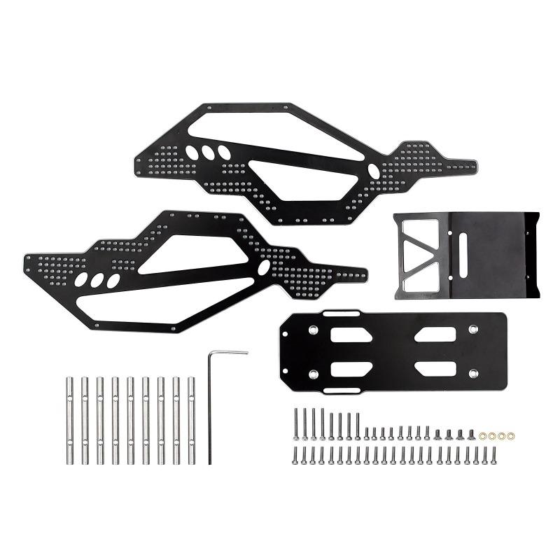 INJORA Black Aluminum Rock Buggy Roll Cage Body Shell Chassis for Axial SCX24 3 INJORA Black Aluminum Rock Buggy Roll Cage Body Shell Chassis for Axial SCX24