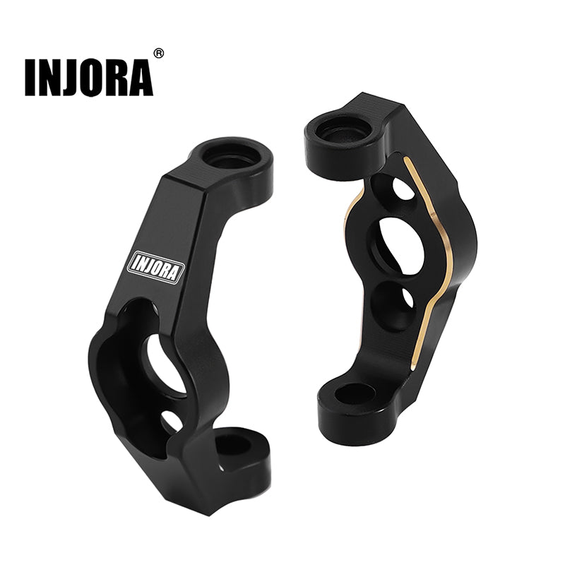 INJORA Black Brass C Hubs for 1/18 HPI Venture18