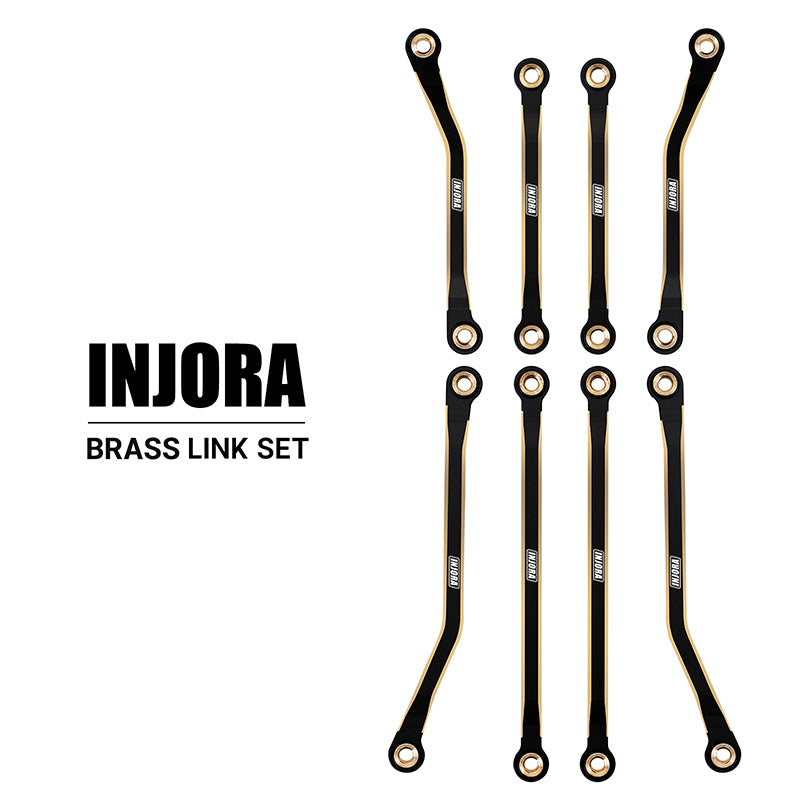 INJORA Black Brass High Clearance Links Set for 1/18 TRX4M Defender Bronco (4M-45) 3 INJORA Black Brass High Clearance Links Set for 1/18 TRX4M Defender Bronco (4M-45)