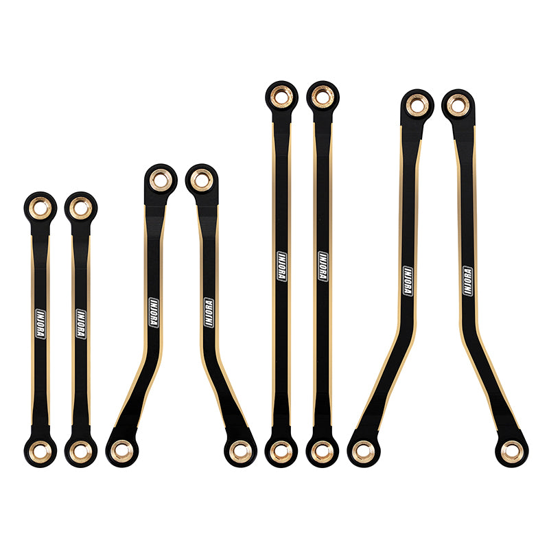 INJORA Black Brass High Clearance Links Set for 1/18 TRX4M Defender Bronco (4M-45) 10 INJORA Black Brass High Clearance Links Set for 1/18 TRX4M Defender Bronco (4M-45)