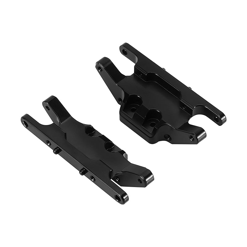 INJORA Black Brass Skid Plate Transmission Mount for 1/24 FMS FCX24M 5 INJORA Black Brass Skid Plate Transmission Mount for 1/24 FMS FCX24M