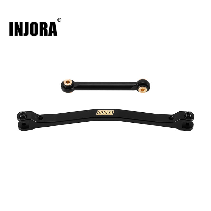 INJORA Black Brass Steering Links for 1/24 FMS FCX24M