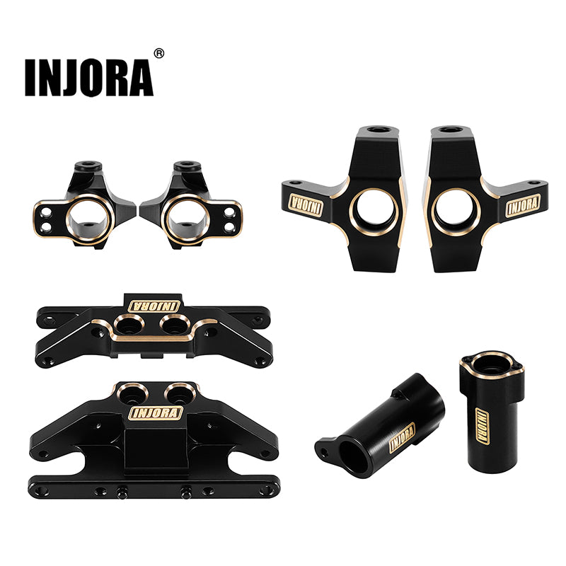 INJORA Black Brass Upgrade Parts for 1/24 FMS FCX24M