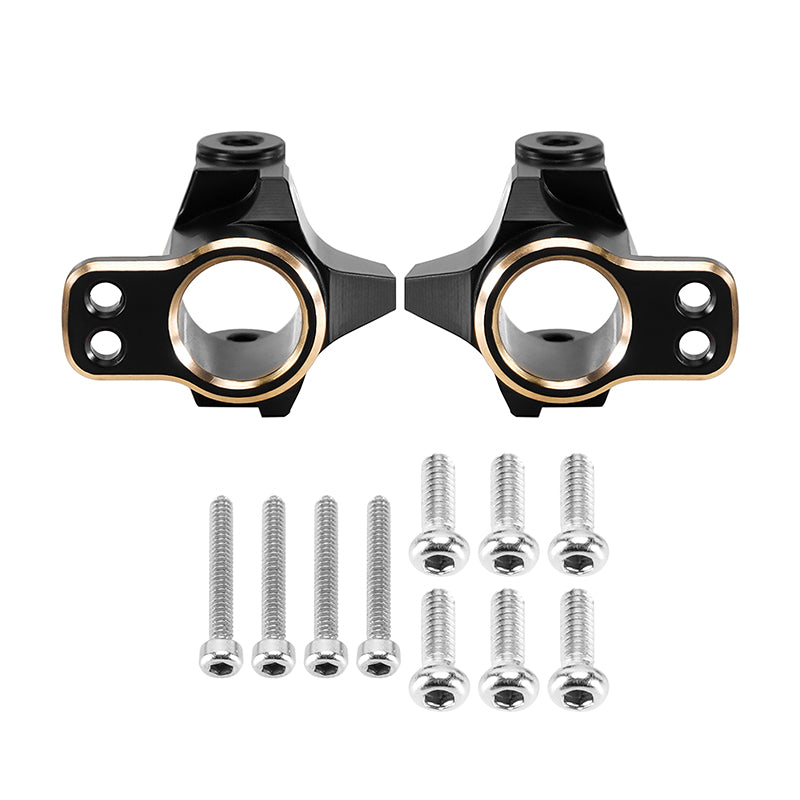 INJORA Black Brass Upgrade Parts for 1/24 FMS FCX24M 10 INJORA Black Brass Upgrade Parts for 1/24 FMS FCX24M
