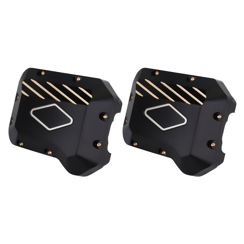INJORA Black Coating Brass Diff Cover #8280 for TRX-4 7 INJORA Black Coating Brass Diff Cover #8280 for TRX-4
