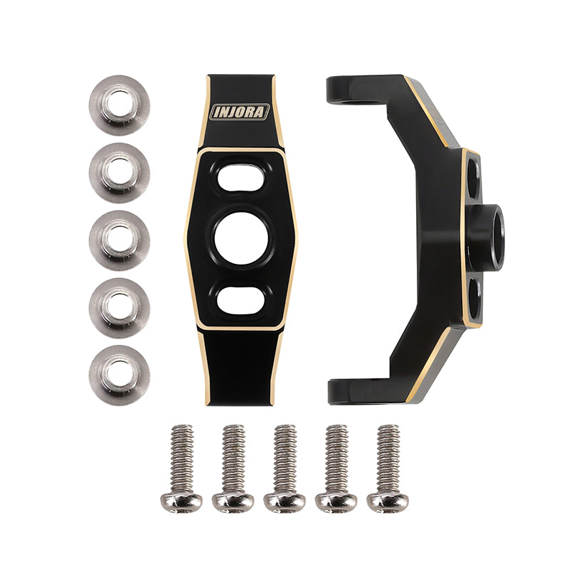 INJORA Brass Adjustable Caster Blocks Clockable C Hub Carriers for 1/18 TRX4M 3 INJORA Brass Adjustable Caster Blocks Clockable C Hub Carriers for 1/18 TRX4M