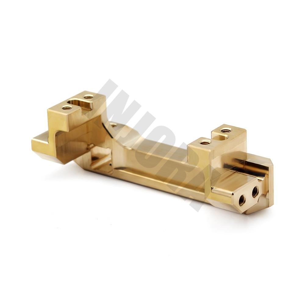INJORA Brass Front Bumper Mount Servo Stand for Traxxas TRX-4 3 INJORA Brass Front Bumper Mount Servo Stand for Traxxas TRX-4