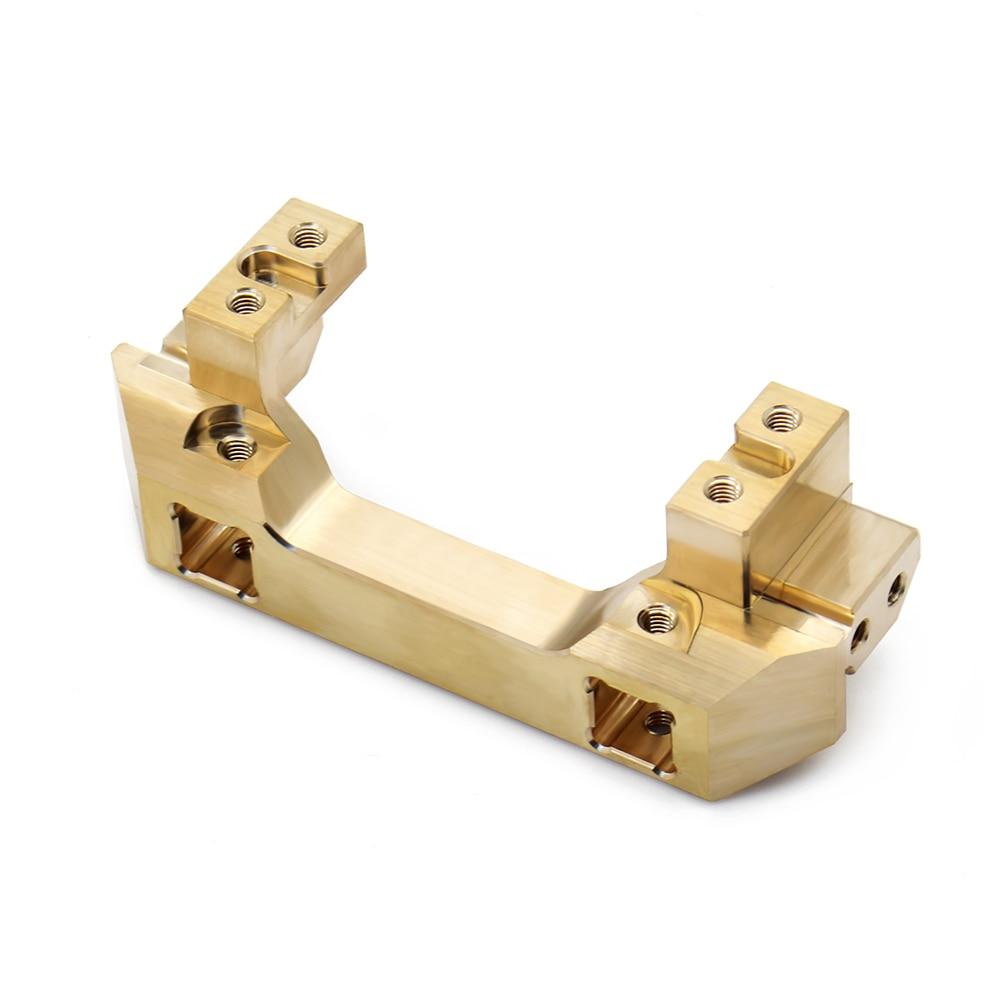 INJORA Brass Front Bumper Mount Servo Stand for Traxxas TRX-4 4 INJORA Brass Front Bumper Mount Servo Stand for Traxxas TRX-4