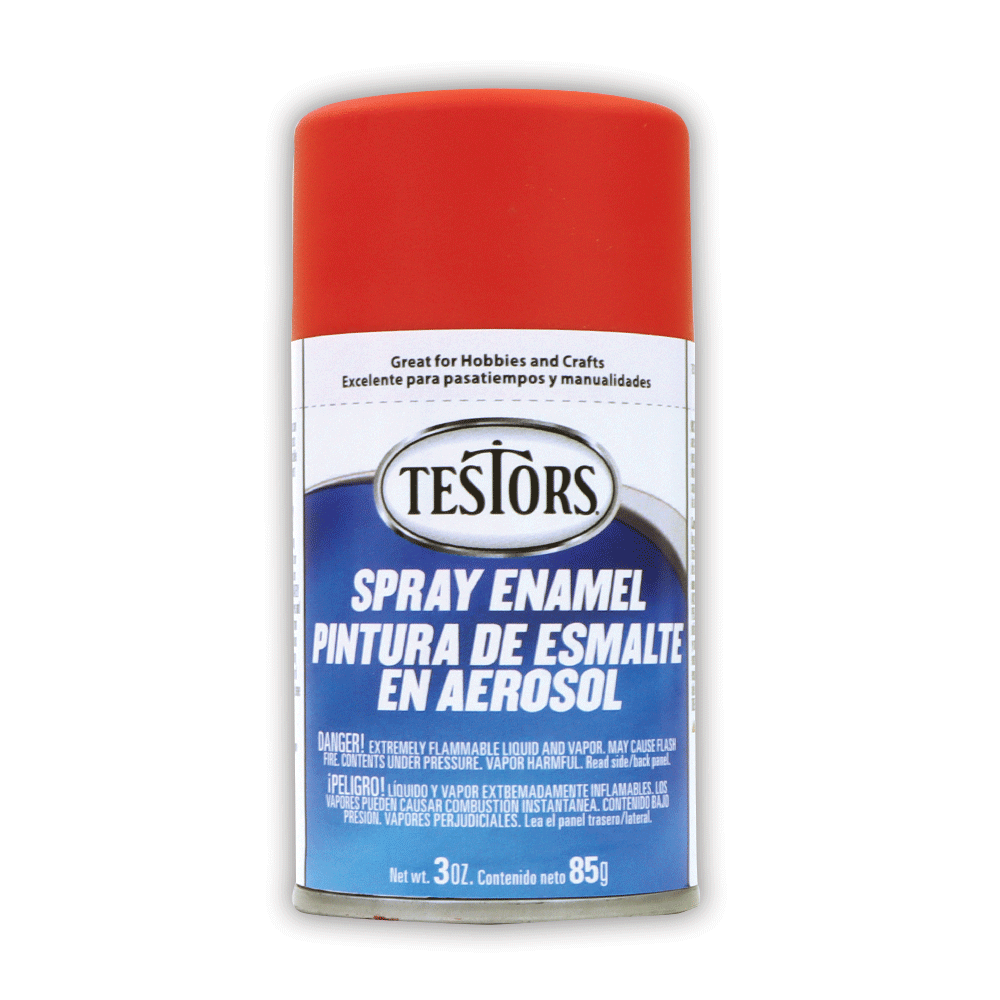Flat Red Spray Enamel