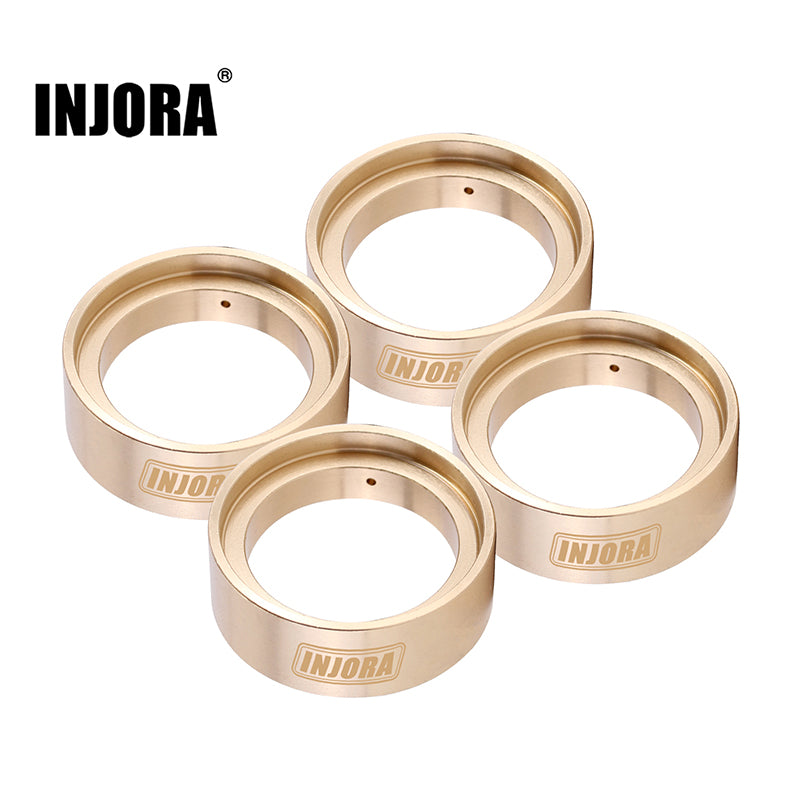 INJORA Brass Inner Clamp Rings for INJORA 1.0 Wheels & TRX4M Stock Tires