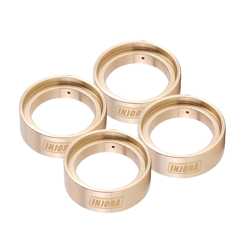 INJORA Brass Inner Clamp Rings for INJORA 1.0 Wheels & TRX4M Stock Tires 8 INJORA Brass Inner Clamp Rings for INJORA 1.0 Wheels & TRX4M Stock Tires