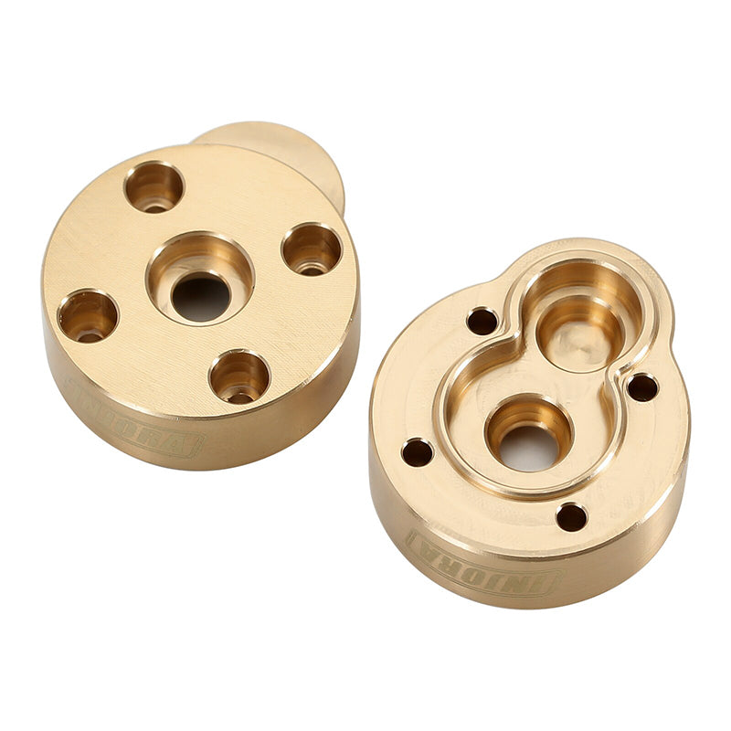 INJORA Brass Outer Portal Housing Covers For FCX24 FCX18 Front & Rear Axles (FCX24-01) 12 INJORA Brass Outer Portal Housing Covers For FCX24 FCX18 Front & Rear Axles (FCX24-01)