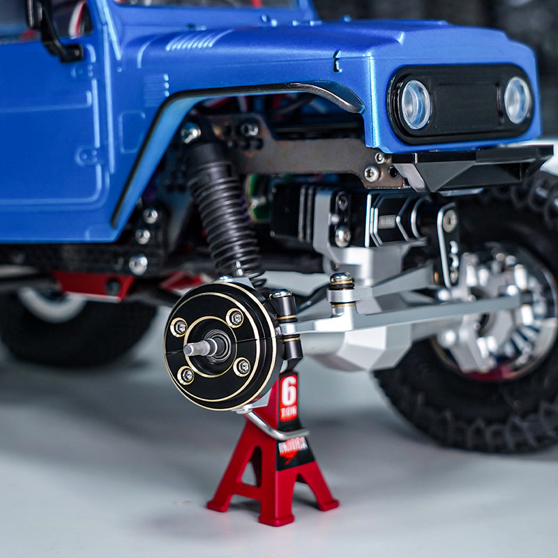 INJORA Brass Steering Knuckles and Counterweight for 1/18 TRX4M 12 INJORA Brass Steering Knuckles and Counterweight for 1/18 TRX4M