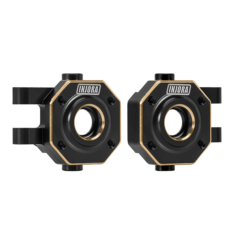 INJORA Brass Steering Knuckles and Counterweight for 1/18 TRX4M 4 INJORA Brass Steering Knuckles and Counterweight for 1/18 TRX4M