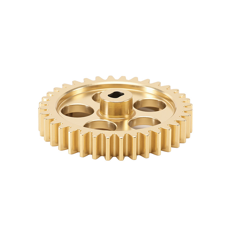INJORA Brass Transmission Main Gear with Plastic Motor Pinion for Losi Micro-B Micro-T 8 INJORA Brass Transmission Main Gear with Plastic Motor Pinion for Losi Micro-B Micro-T