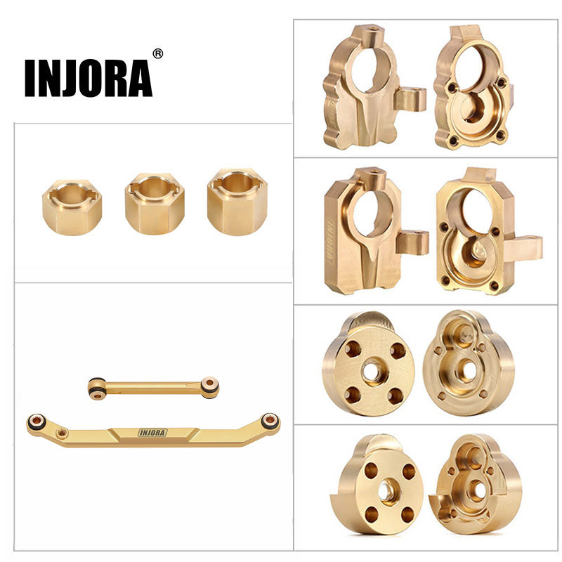 INJORA Brass Upgrade Parts for FMS FCX24 FCX18